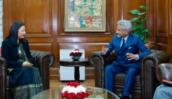 परराष्ट्र सचिव लम्सालको भारतका विदेशमन्त्रीसँग शिष्टाचार भेट